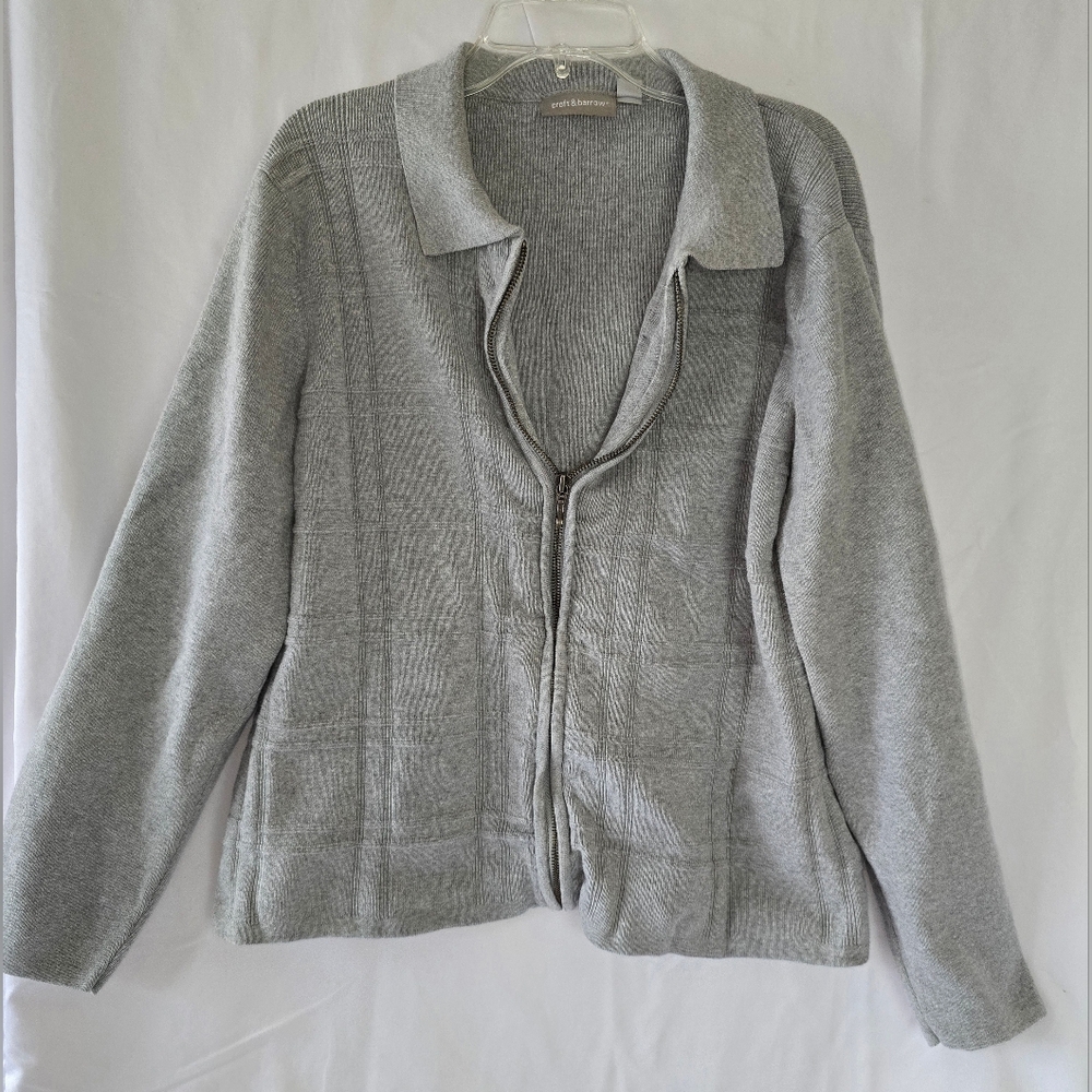 Croft & Barrow Heather Gray Sweater